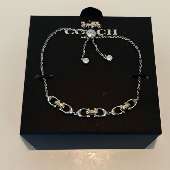 COACH Linked C Signature Slider Bracelet - Picture 4 of 9